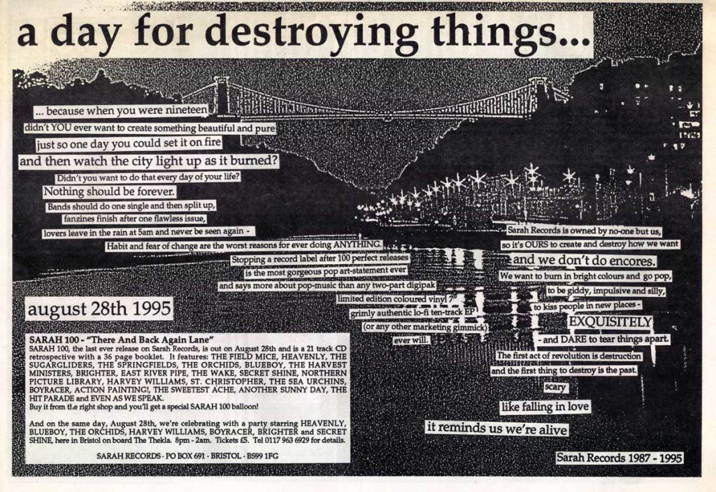 A Day For Destroying Things advert