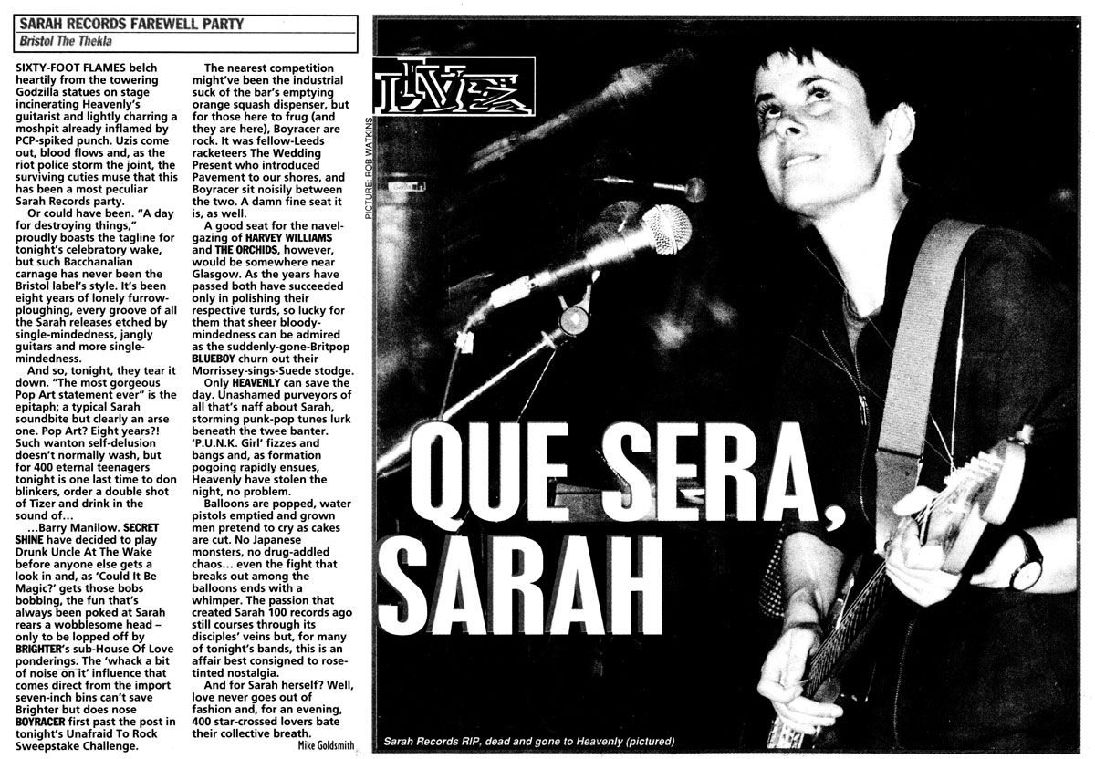 SARAH 100 - Sarah Records