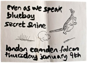 EAWS, Blueboy, Secret Shine @ Camden Falcon poster